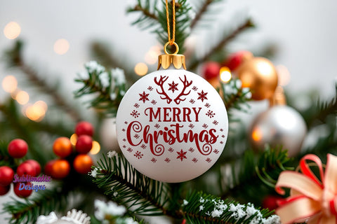 Xmas Ornament Mockup Bundle Mock Up Photo Sublimatiz Designs 