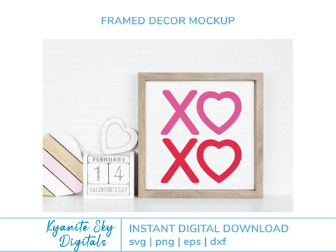 XOXO Hearts SVG Bundle Valentine Love Hugs and Kisses SVG Kyanite Sky Digitals 