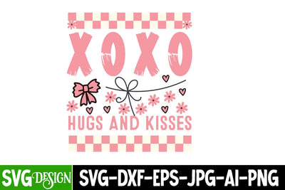 Xoxo Hugs And Kisses SVG Cut File,Xoxo Hugs And Kisses Sublimation Design,Valentine's Day Svg,Valentines Day SVG Design,Valentine png SVG BlackCatsMedia 