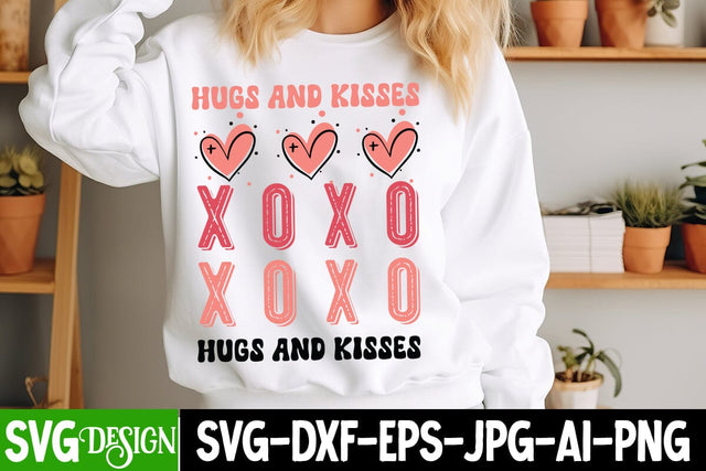 xoxo Hugs And Kisses SVG Design, Happy Valentine’s Day Design,Valentine's Day SVG Design,Valentine Shirt Design,Valentine's Day Quotes SVG BlackCatsMedia 