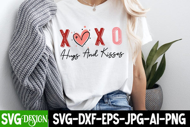 XOXO HUGS AND KISSES SVG Design SVG BlackCatsMedia 
