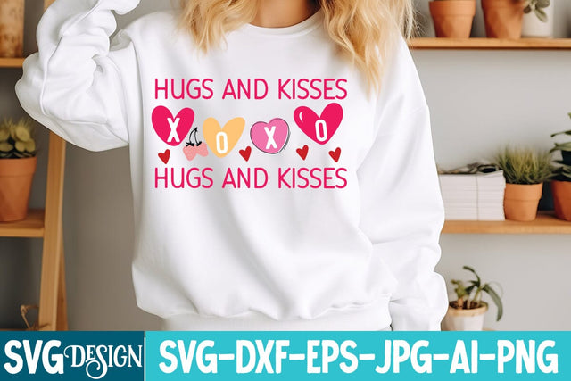 Xoxo Hugs And Kisses SVG Design,Valentine svg design,Valentine's Day svg,Valentine T-Shirt Design,Love Svg Design SVG BlackCatsMedia 