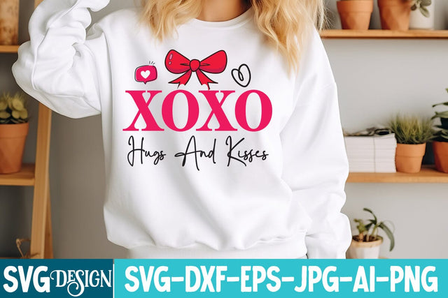 Xoxo Husg and kisses SVG Cut File,Valentine svg design,Valentine's Day svg,Valentine T-Shirt Design,Love Svg Design SVG BlackCatsMedia 