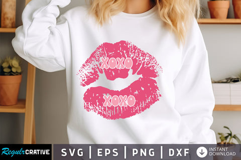 XoXo kiss svg Design SVG Regulrcrative 