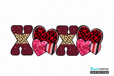 Xoxo PNG Design Sublimation Regulrcrative 
