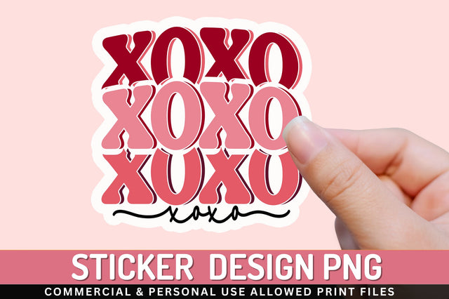 Xoxo PNG Sticker Sublimation Regulrcrative 