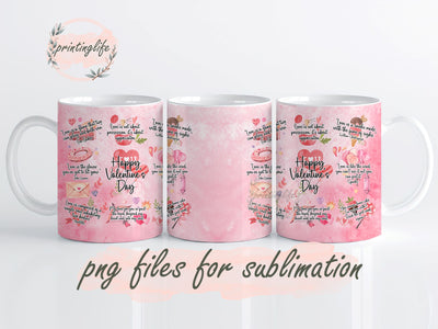 Xoxo Png, Valentine's Day Mug Wrap Design, Instant Digital Design Download Mug Wrap Design, Mug Design PNG Sublimation PrintingLife 