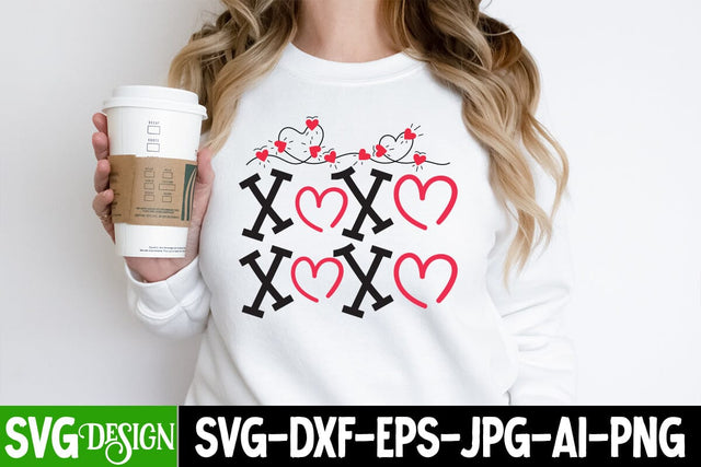 XoXo SVG Cut File, XoXo Sublimation Design PNG, XoXo SVG Quotes , Valentine's Day SVG Cut File,Happy Valentine's Day SVG ,Valentine SVG Bundle, Love SVG Bundle SVG BlackCatsMedia 