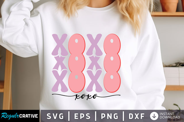 Xoxo svg Design SVG Regulrcrative 