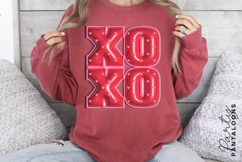 Xoxo svg, happy valentines day svg, valentines design svg, valentines heart svg, valentines hearts svg, svg files for valentines, puff svg SVG Partypantaloons 