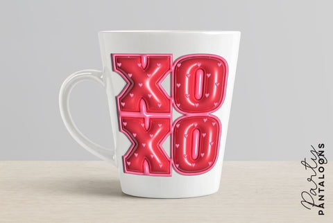 Xoxo svg, happy valentines day svg, valentines design svg, valentines heart svg, valentines hearts svg, svg files for valentines, puff svg SVG Partypantaloons 