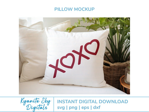 XOXO Valentine Hugs and Kisses Hearts SVG Kyanite Sky Digitals 