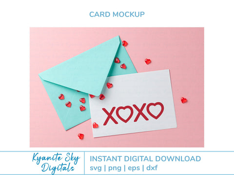 XOXO Valentine Hugs and Kisses Hearts SVG Kyanite Sky Digitals 