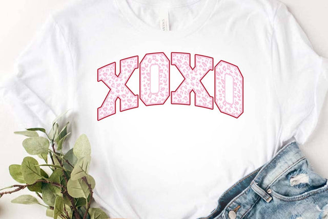 XOXO Valentine SVG | Valentine Quote Design | Valentine T-shirt Design SVG FiveStarCrafting 