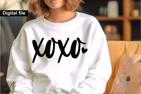 XOXO Valentine's Day SVG SVG Isabella Machell 