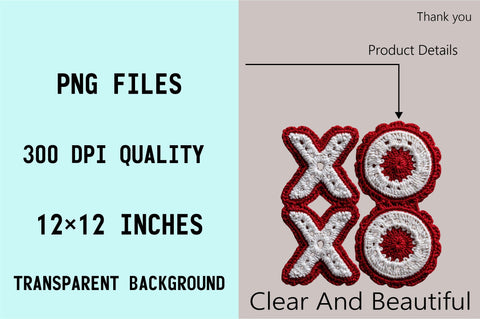 Xoxo Valentines Day Yarn Trendy PNG Sublimation SVGArt 