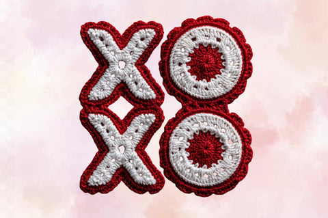 Xoxo Valentines Day Yarn Trendy PNG Sublimation SVGArt 