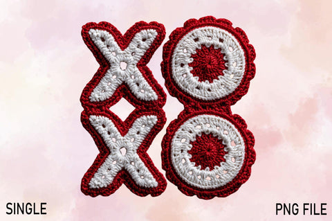 Xoxo Valentines Day Yarn Trendy PNG Sublimation SVGArt 