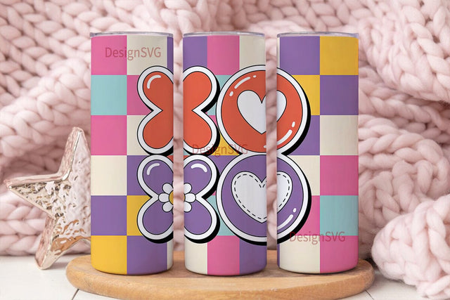 XOXO Valentines Tumbler Wrap Sublimation DesignSVG 