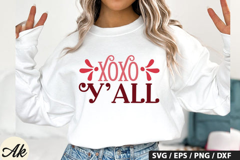 Xoxo y'all SVG Design SVG akazaddesign 