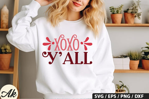 Xoxo y'all SVG Design SVG akazaddesign 