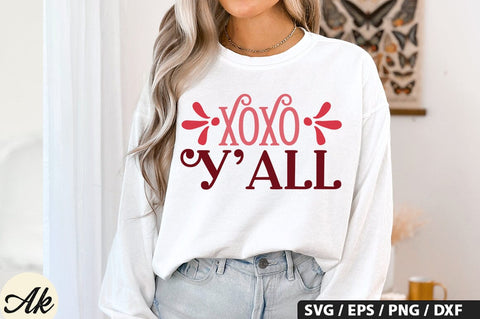 Xoxo y'all SVG Design SVG akazaddesign 