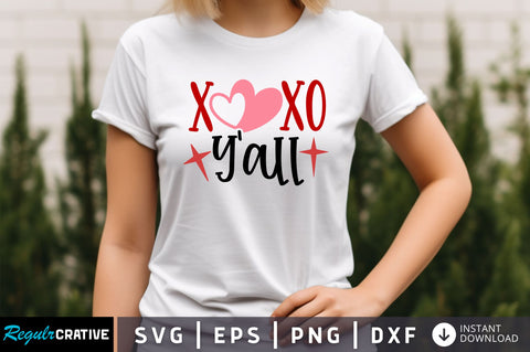 Xoxo yall SVG design SVG Regulrcrative 