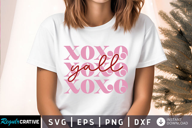 Xoxo yall svg design SVG Regulrcrative 