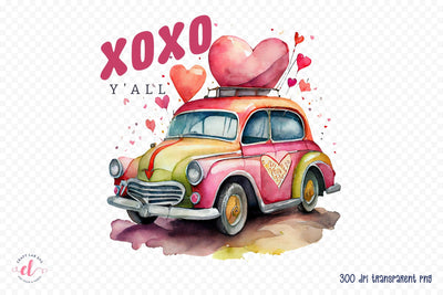 Xoxo Y'all | Valentine's Day Sublimation Sublimation CraftLabSVG 