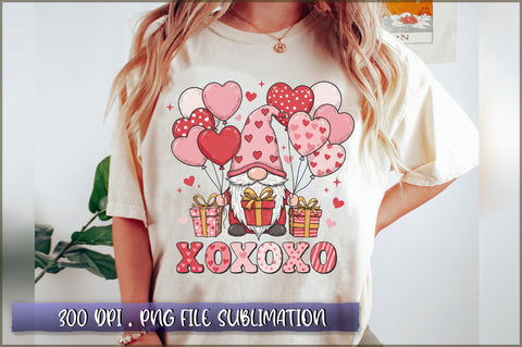 Xoxoxo Gnome Valentine Sublimation Sublimation Shetara Begum 