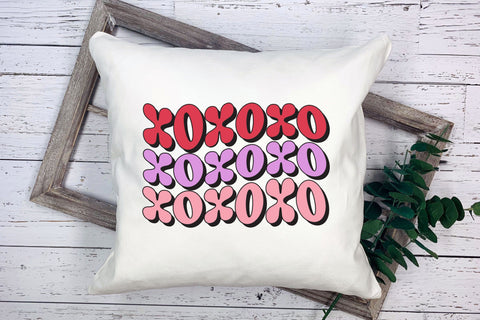 Xoxoxo | Retro Valentine SVG Design SVG CraftLabSVG 