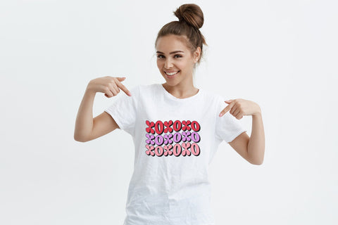 Xoxoxo | Retro Valentine SVG Design SVG CraftLabSVG 