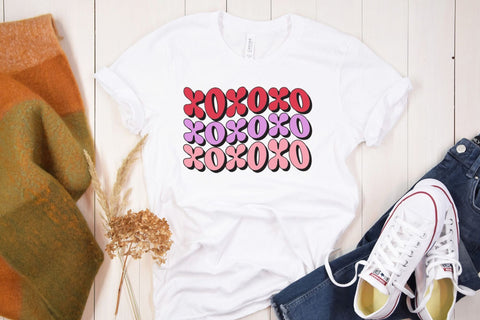 Xoxoxo | Retro Valentine SVG Design SVG CraftLabSVG 