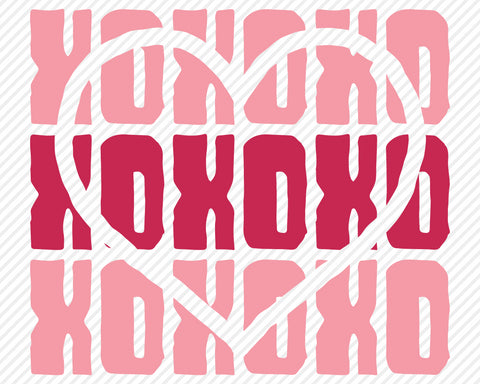 XoXoXo | Valentines SVG SVG Texas Southern Cuts 