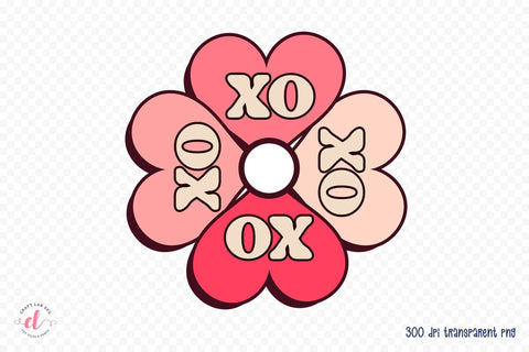 Xoxoxoxo | Retro Valentine Sublimation Sublimation CraftLabSVG 