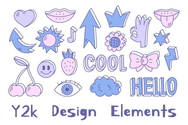 Y2k Design Elements Sublimation Rin Green 