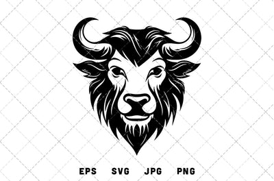 Yak Mascot Graphics - JPG, SVG, PNG, EPS - Digital Download with Commercial License for Cricut, Silhouette, Scan N Cut Crafting SVG Loveleen Kaur 