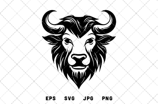 Yak Mascot Graphics - JPG, SVG, PNG, EPS - Digital Download with Commercial License for Cricut, Silhouette, Scan N Cut Crafting SVG Loveleen Kaur 