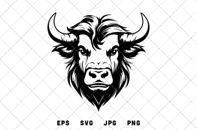 Yak Mascot Graphics - JPG, SVG, PNG, EPS - Digital Download with Commercial License for Cricut, Silhouette, Scan N Cut Crafting SVG Loveleen Kaur 