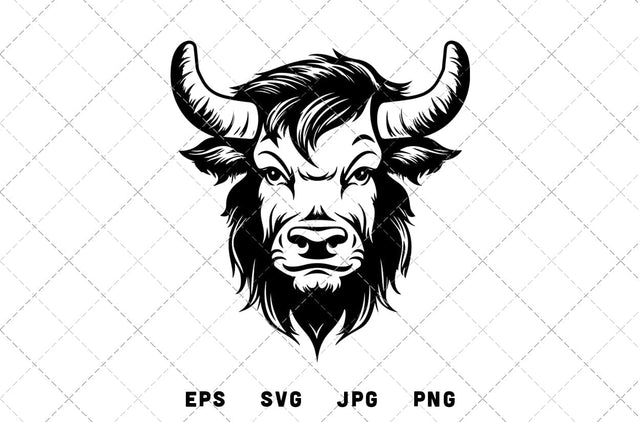 Yak Mascot Graphics - JPG, SVG, PNG, EPS - Digital Download with Commercial License for Cricut, Silhouette, Scan N Cut Crafting SVG Loveleen Kaur 