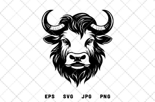 Yak Mascot Graphics - JPG, SVG, PNG, EPS - Digital Download with Commercial License for Cricut, Silhouette, Scan N Cut Crafting SVG Loveleen Kaur 