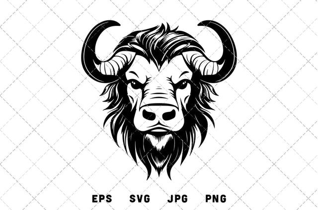 Yak Mascot Graphics - JPG, SVG, PNG, EPS - Digital Download with Commercial License for Cricut, Silhouette, Scan N Cut Crafting SVG Loveleen Kaur 