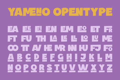 Yameno Font ahweproject 