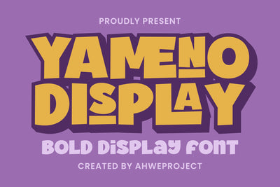 Yameno Font ahweproject 