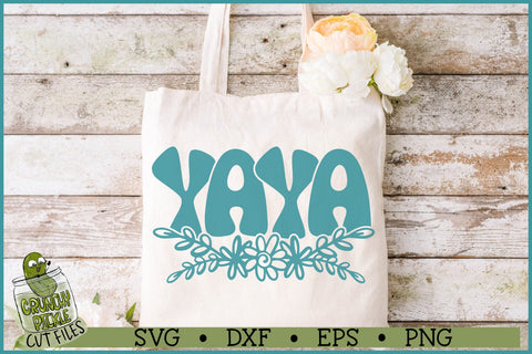 Yaya Flowers SVG File SVG Crunchy Pickle 