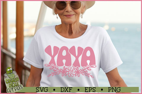Yaya Flowers SVG File SVG Crunchy Pickle 