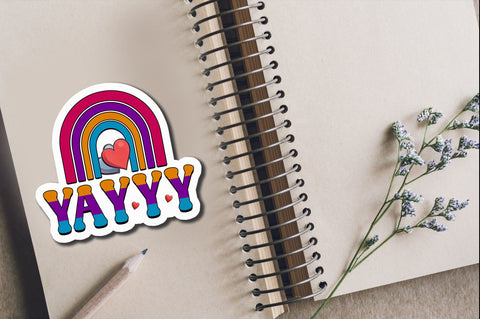 Yayyy Sticker Design Sublimation Regulrcrative 