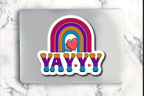 Yayyy Sticker Design Sublimation Regulrcrative 