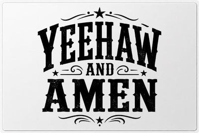 Yeehaw And Amen Christian Western PNG Faith Quote Digital Download SVG BillahCrafts 