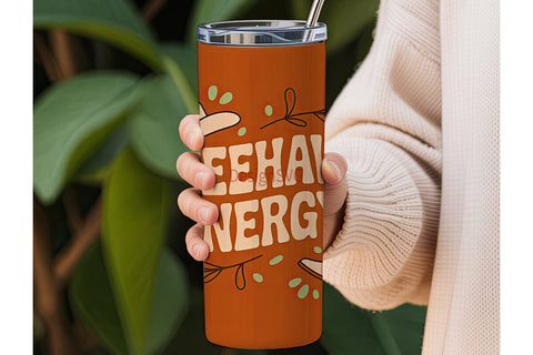 Yeehaw Energy 20oz Tumbler Wrap Sublimation DesignSVG 
